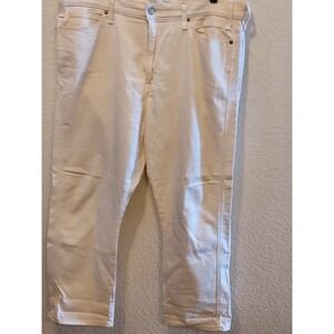 Levis Signature Womens Jeans Heritage High Rise Straight Stretch Denim Size 18